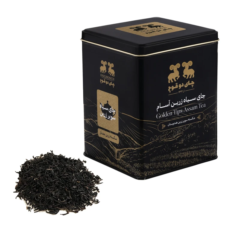 چای سیاه شکسته سوپر زرین دو قوچ - 450 گرم