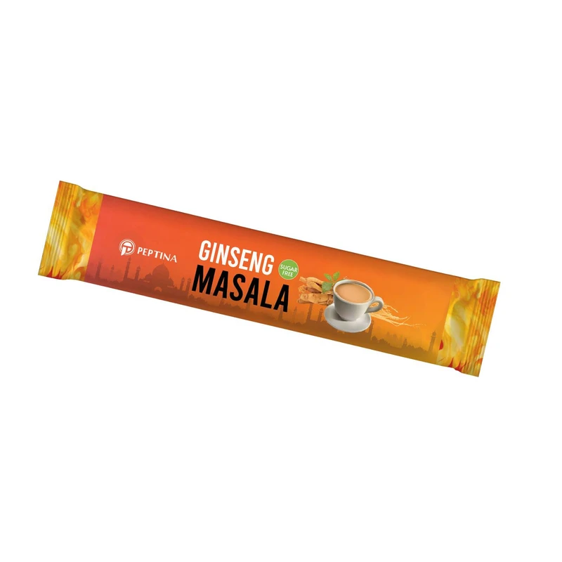 چای ماسالا با جینسینگ تشریفاتی بدون شکر و شیرین شده استویا پپتینا بسته 10 عددی