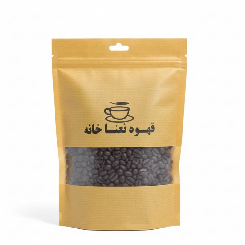 دانه قهوه ترکیبی 30 درصد عربیکا 70 درصد روبستا نعناخانه - 1000 گرم