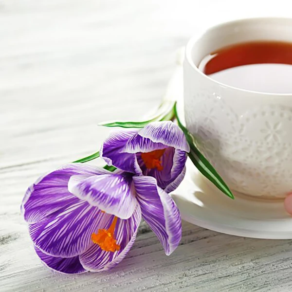 چای کرک زعفرانی بدون شکر و شیرین شده با استویا پپتینا بسته 10 عددی